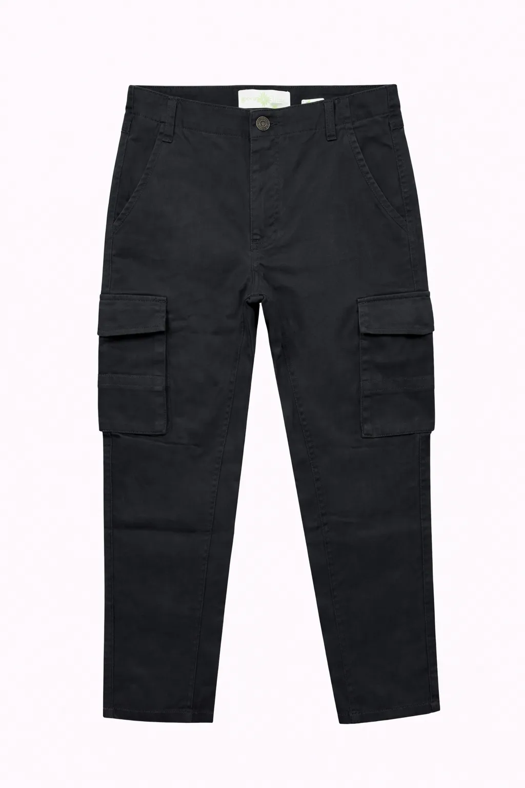 Men's 𝗣𝗿𝗲𝗺𝗶𝘂𝗺 6 Pocket Stretch Twill Cargo Pant - Black