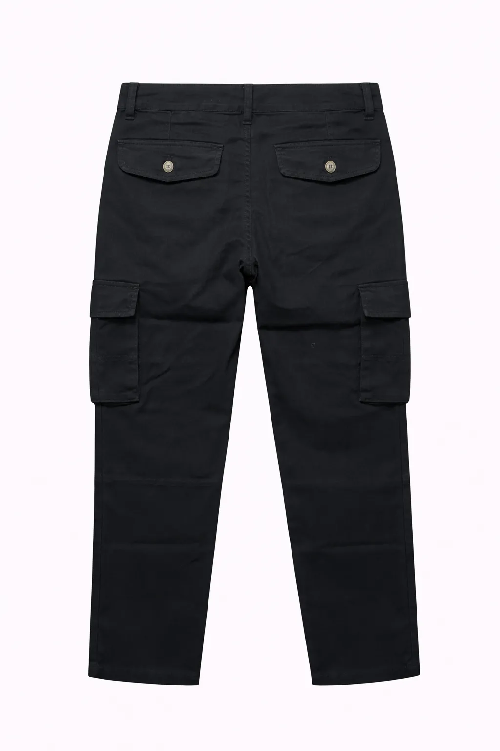 Men's 𝗣𝗿𝗲𝗺𝗶𝘂𝗺 6 Pocket Stretch Twill Cargo Pant - Black thumbnail 1