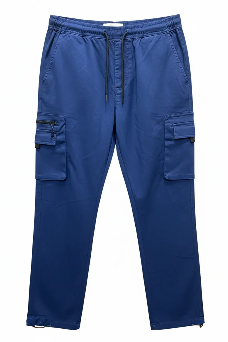 Twill Cargo Pant Navy Blue (Drawstring)