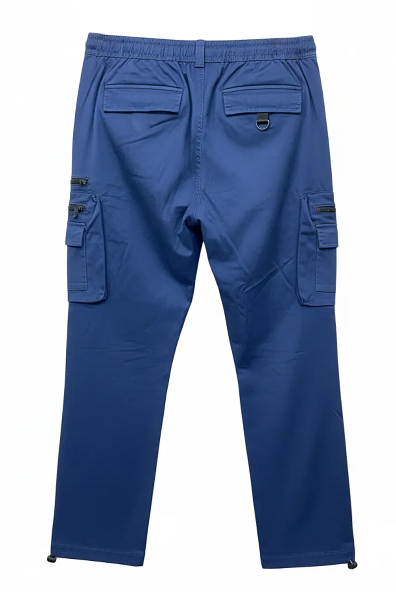 Twill Cargo Pant Navy Blue (Drawstring) thumbnail 1