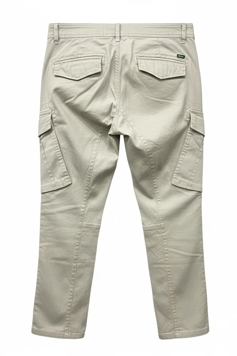 Twill Baggie Pant Beige thumbnail 1