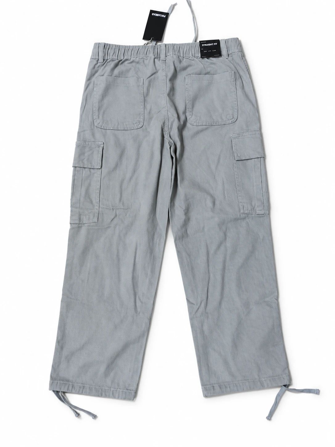 Pull&Bear Cargo Denim Twill Fabric - Light Ash Grey thumbnail 3