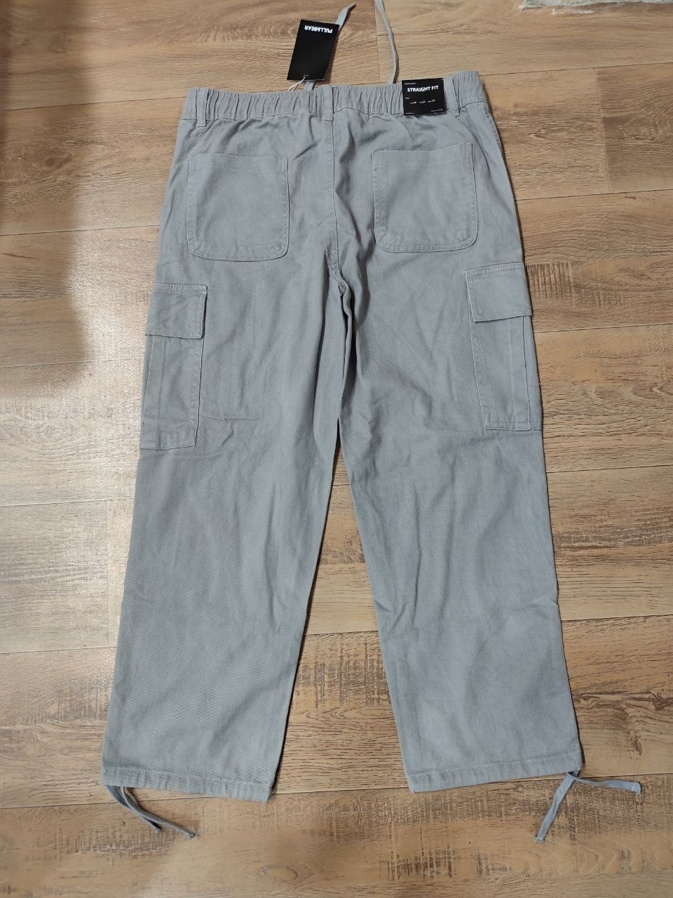 Pull&Bear Cargo Denim Twill Fabric - Light Ash Grey thumbnail 6