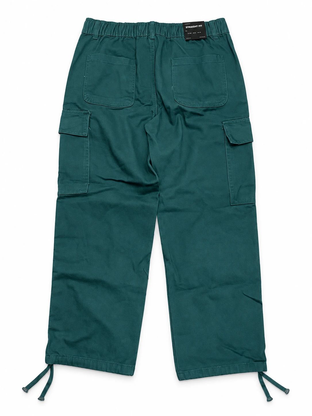 Pull and Bear Cargo Denim Twill Fabric - Teal Green thumbnail 3