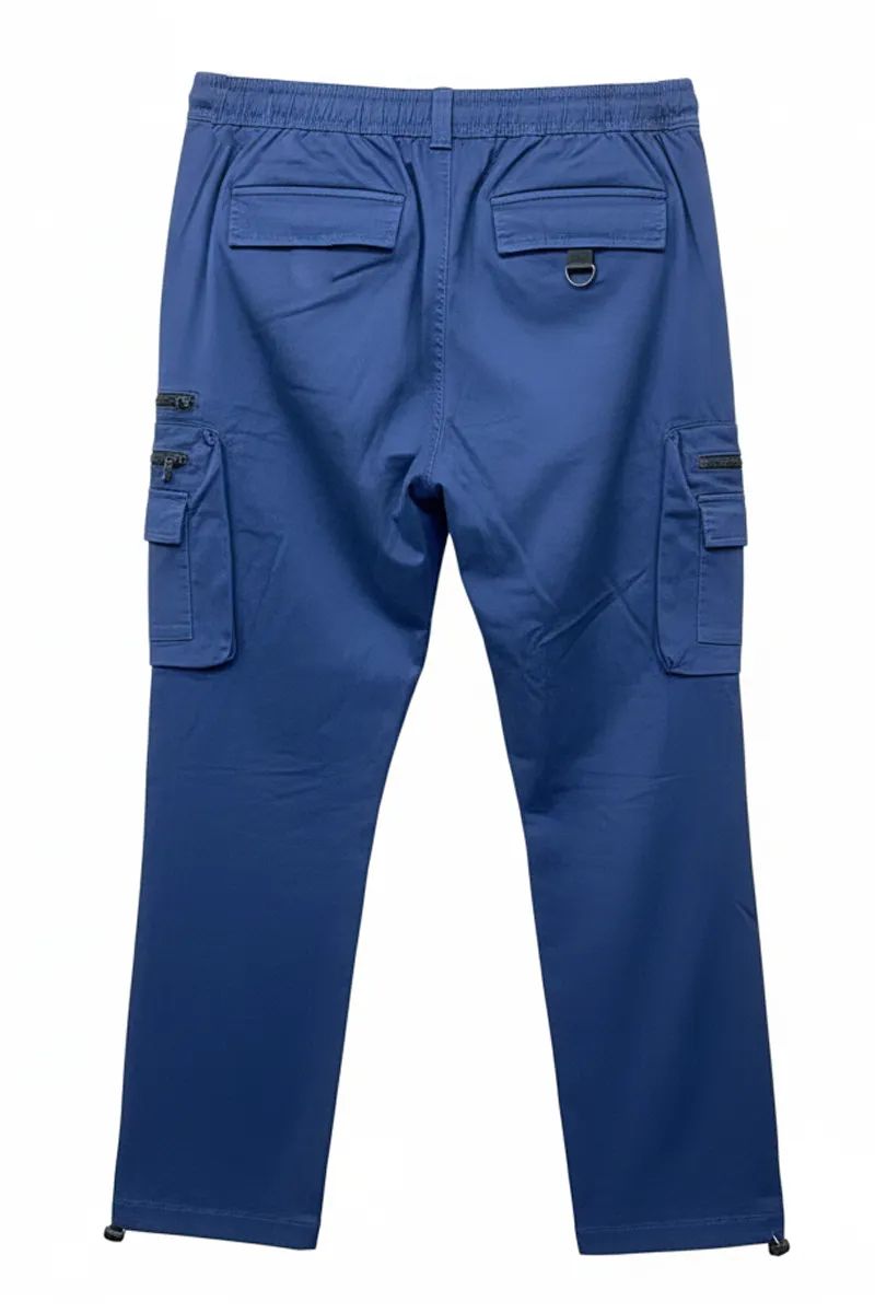 Twill Cargo Pant Navy Blue (Drawstring) thumbnail 2