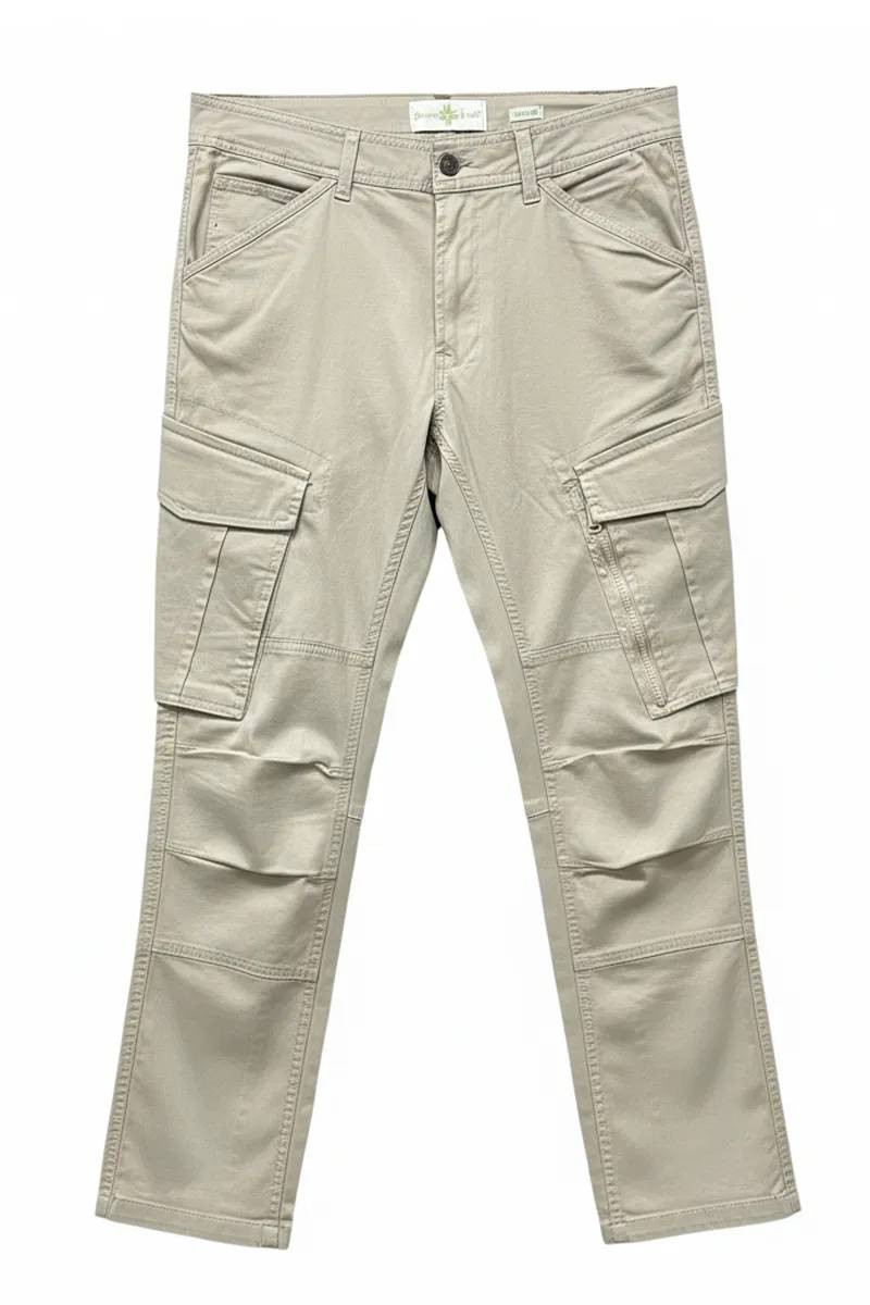 Twill Baggy Pant Beige