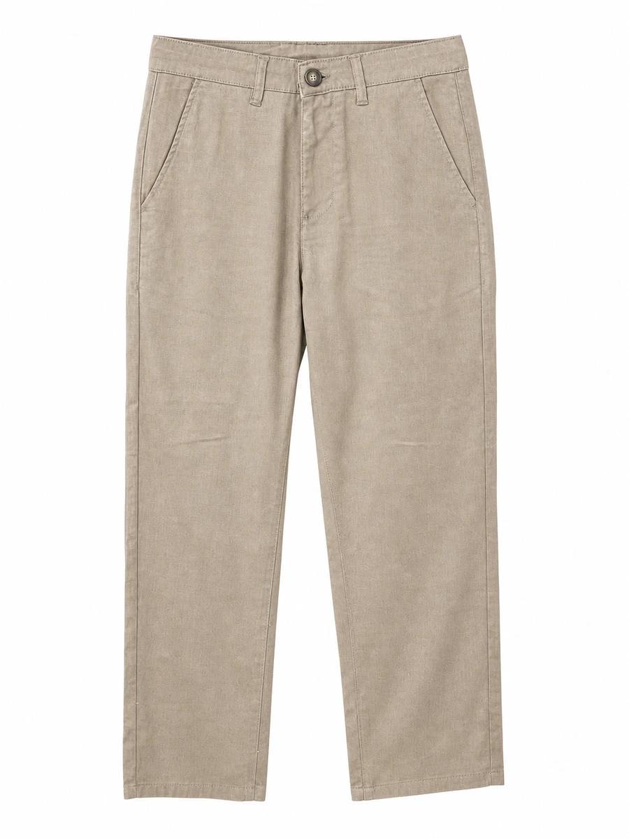 UNIQLO 100% Cotton 4 Pocket Chino Pant - Light Brown
