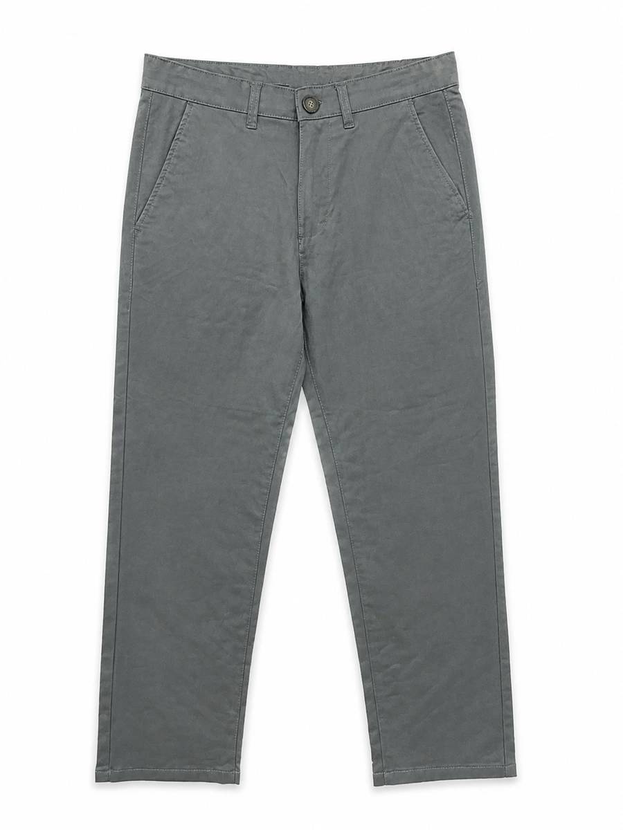 UNIQLO 4 Pocket Linen Blend Chino Pant - Gray