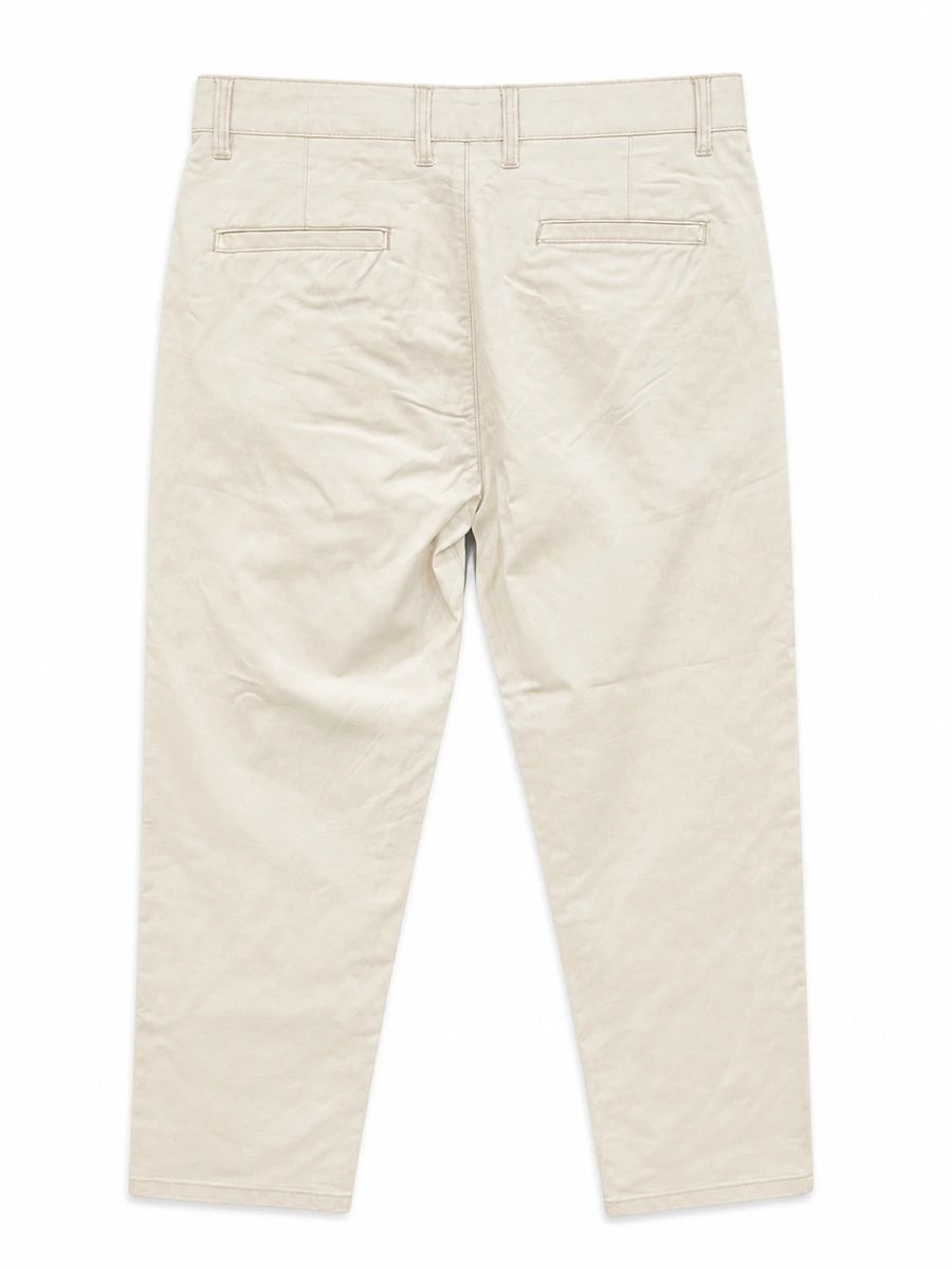 UNIQLO 4 Pocket Linen Blend Chino Pant - Off White thumbnail 2