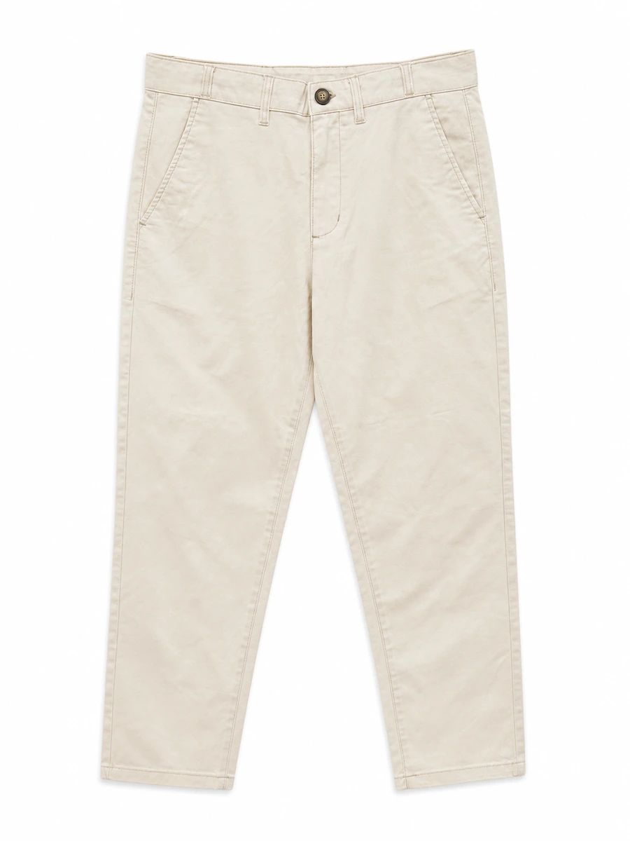 UNIQLO 4 Pocket Linen Blend Chino Pant - Off White